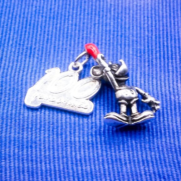 925 Sterling Silver DISNEY 100 Years of Magic w/ 3D Mickey Mouse Charm Set - Picture 5 of 10